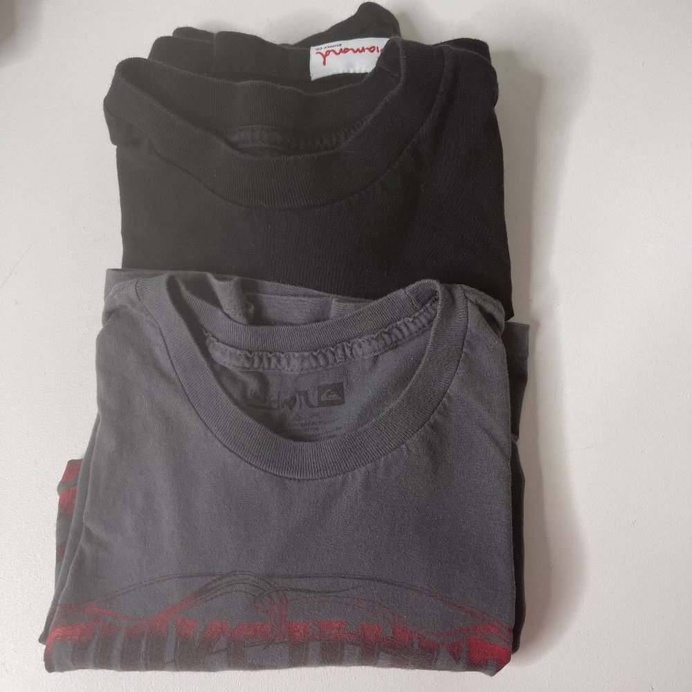 DIAMOND/QUICKSILVER Boys SS T Shirts Set of 2